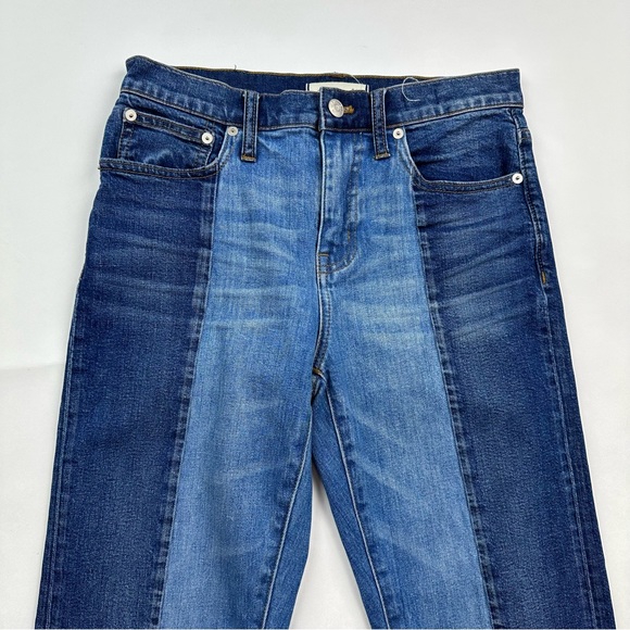 Madewell Cruiser Straight Two Tone Denim Jean Size 25 - Picture 3 of 11